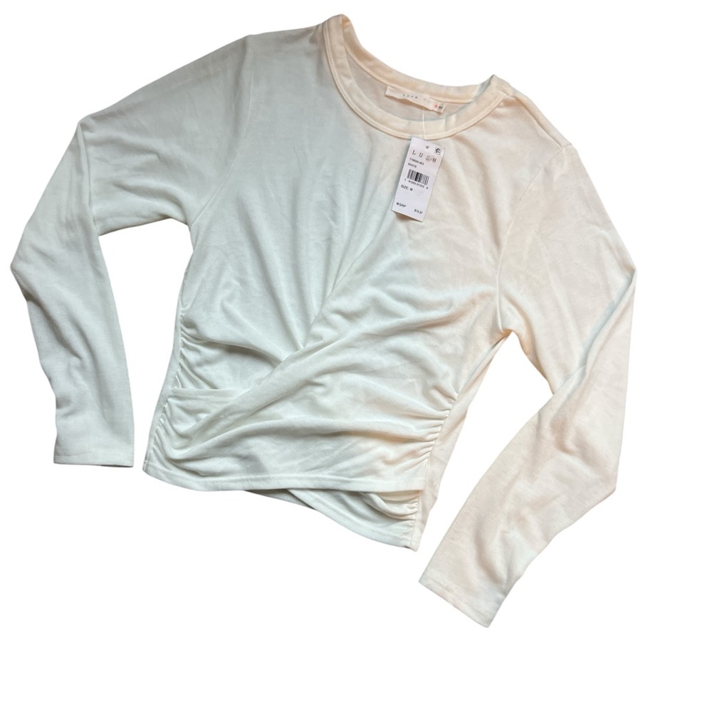 Lush Cream Long Sleeve Top